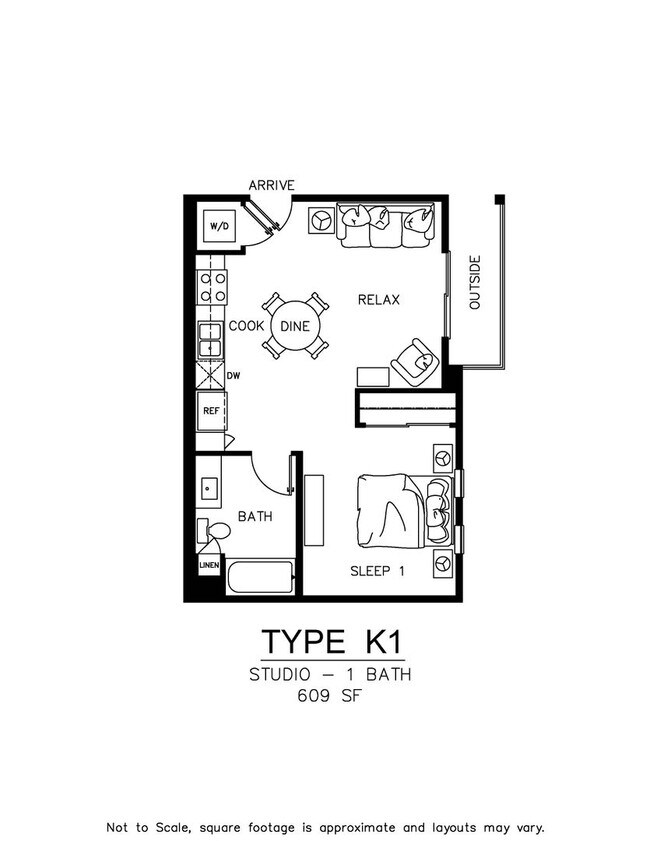 Building Photo - Unit Type: K1 | Studio  | 1 Bath