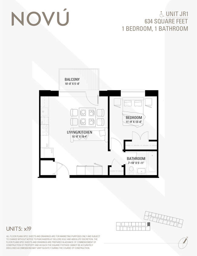 Floorplan - Novu Apartments