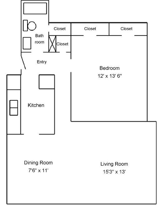 1BR/1BA - Magnolia Pointe Apartments