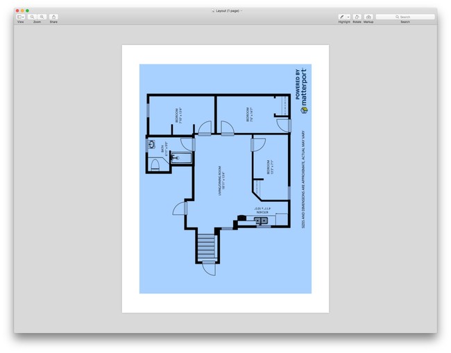 Layout of the Apartment - 931 Greenwood Ave