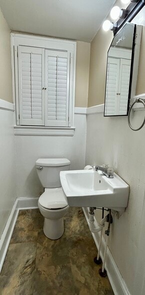 Convenient half bath downstairs - 708 S Broad St