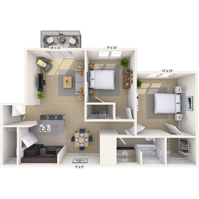 Floorplan - MAA Kirby Station