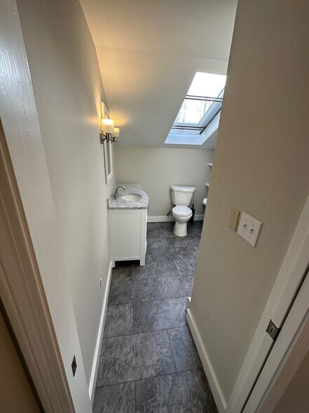 View into second floor bathroom - 480 Newington Rd