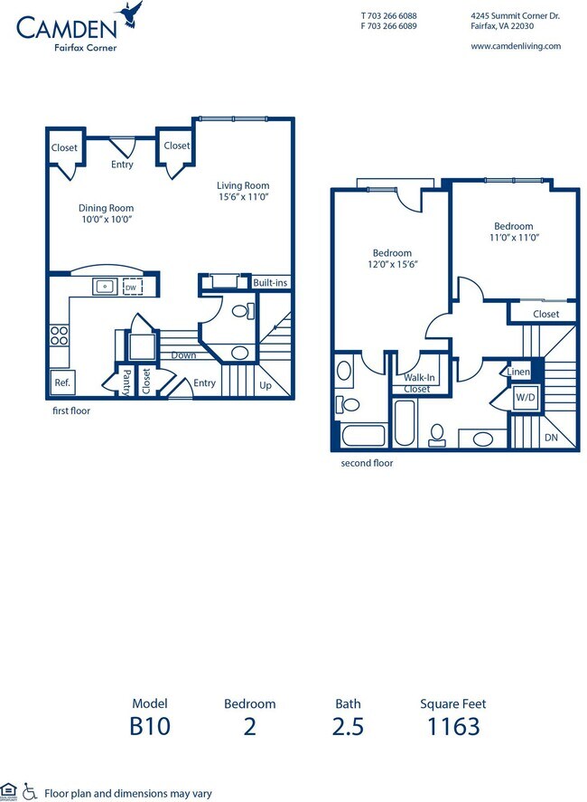 Floorplan - Camden Fairfax Corner