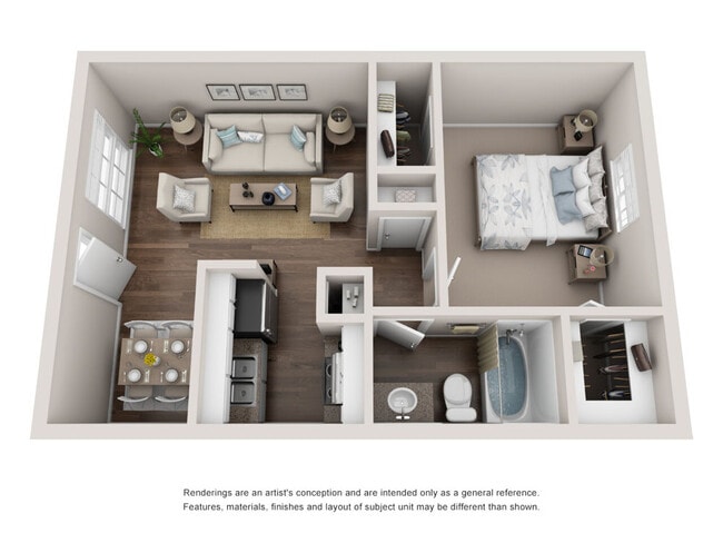 Floorplan - Bellaire Oaks Apartments