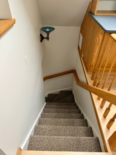 Stairwell to 2nd bedroom - 264 N Pleasant St