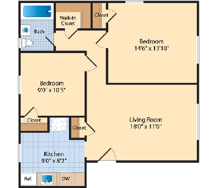 Floorplan - The Fields of Silver Spring