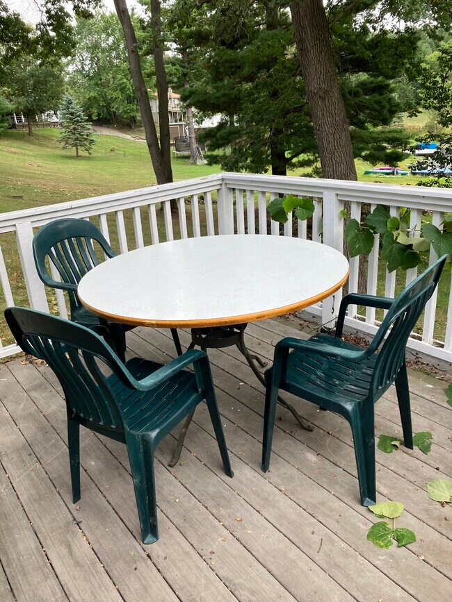 main level deck adjoining sunroom - 3645 Indian Lake Rd