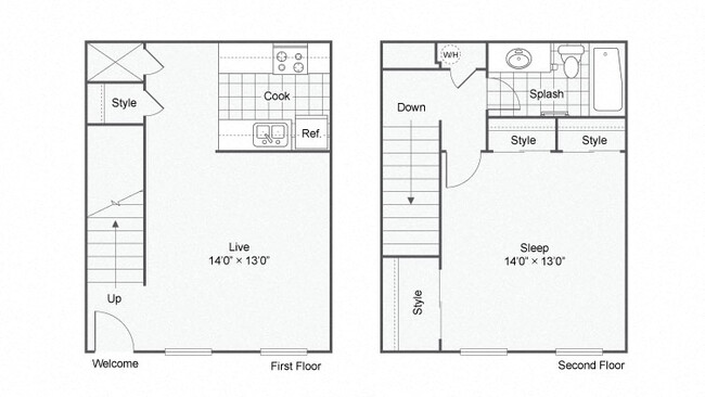 Floorplan - The Hub at Baton Rouge