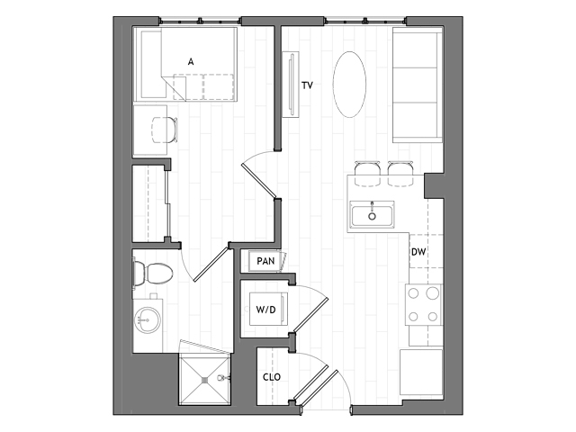 1x1 A - HERE Reno Student Apartments