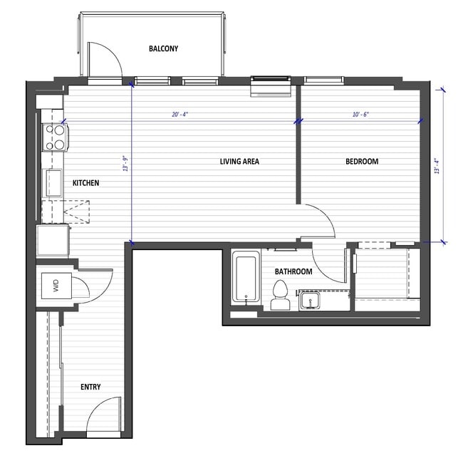 Floorplan - Hyas Point Apartments