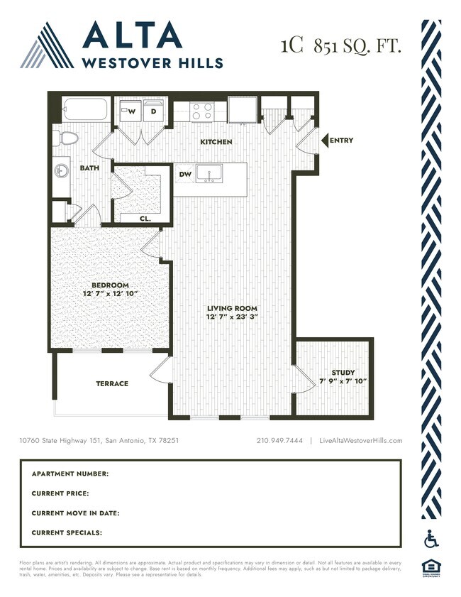 Floorplan - Alta Westover Hills