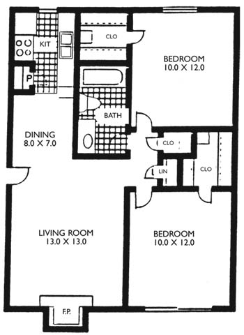 2BR/1BA - The Summit at Midtown