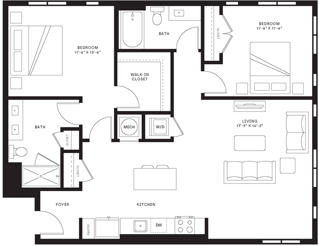 Floorplan - St Albans Lofts Residential