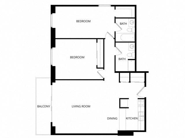 Floorplan - Capitol Towers