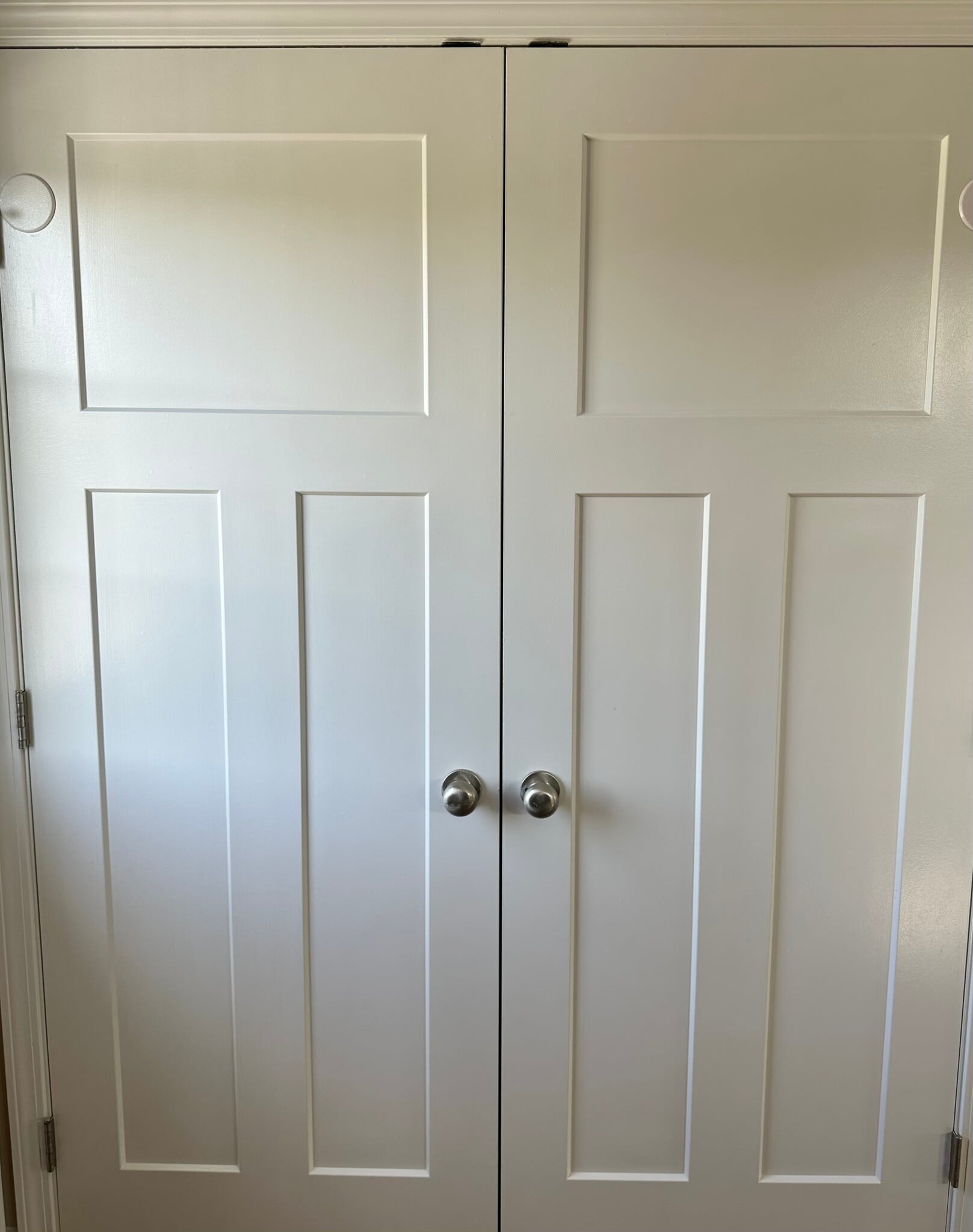 Double door lighted laundry area - 2312-A Belle Ave NE