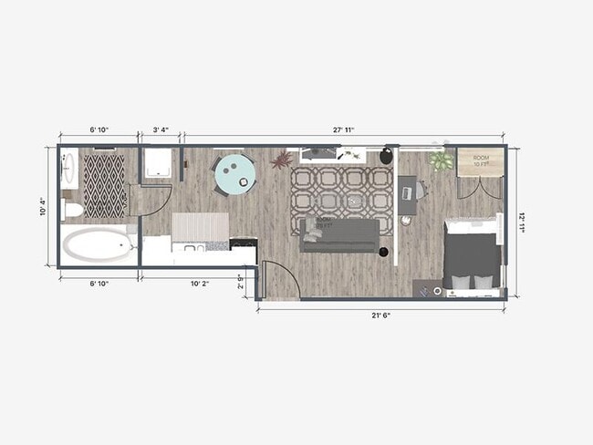 Floorplan - Riviera Apartments
