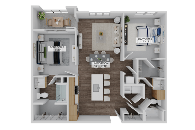 Floorplan - The Stadler Luxury Apartments