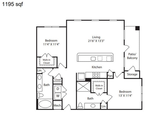 Floorplan - The Mitchell at Woodmill Creek