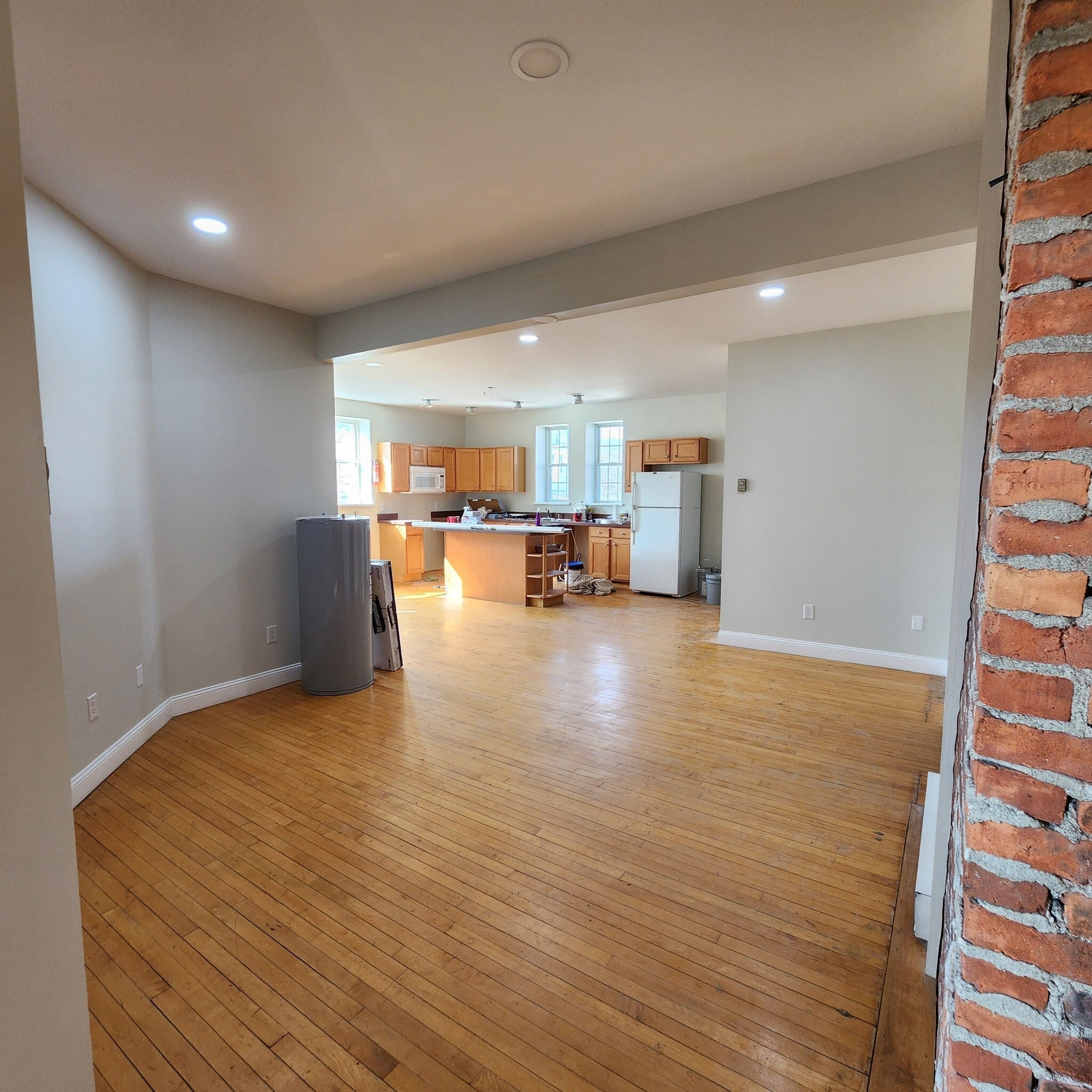 Living Room View from Rear of Apartment - 71 N 8th St