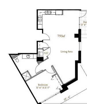 1BR/1BA - The Westerly