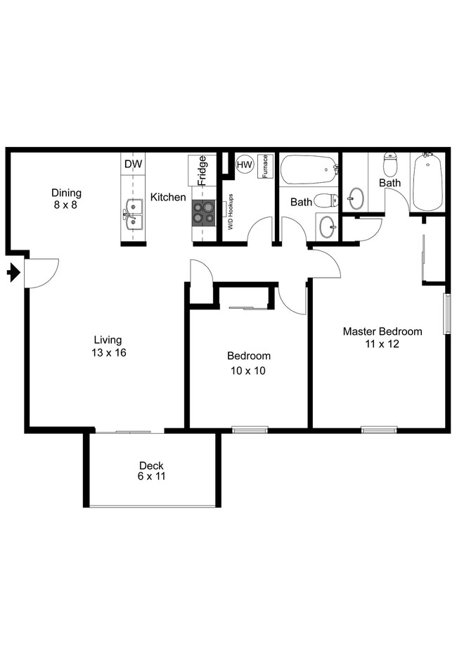 Floorplan - Riva Ridge Apartments