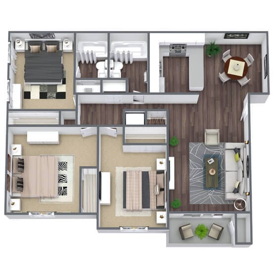 Floorplan - Accent on Sahara