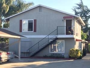 Front of Triplex, Low Density living - 375 N M St