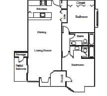 2BR/2BA - Fairway Greens