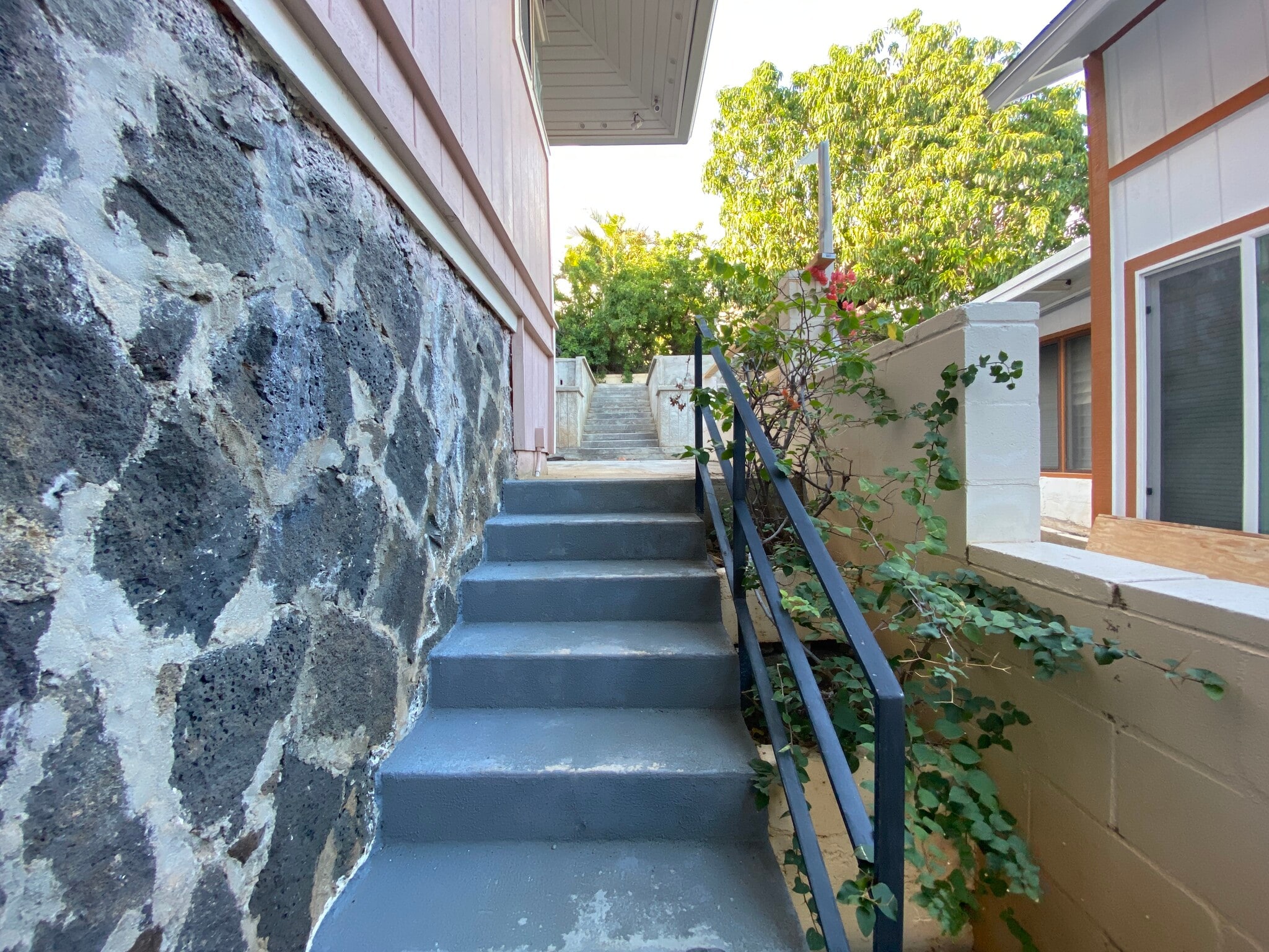 Stairs to unit - 3708A Claudine St