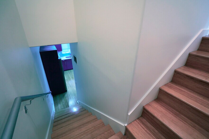 Staircase to Kitchen & Up to 3rd Floor Bedrooms - 741 Wilcox Ave