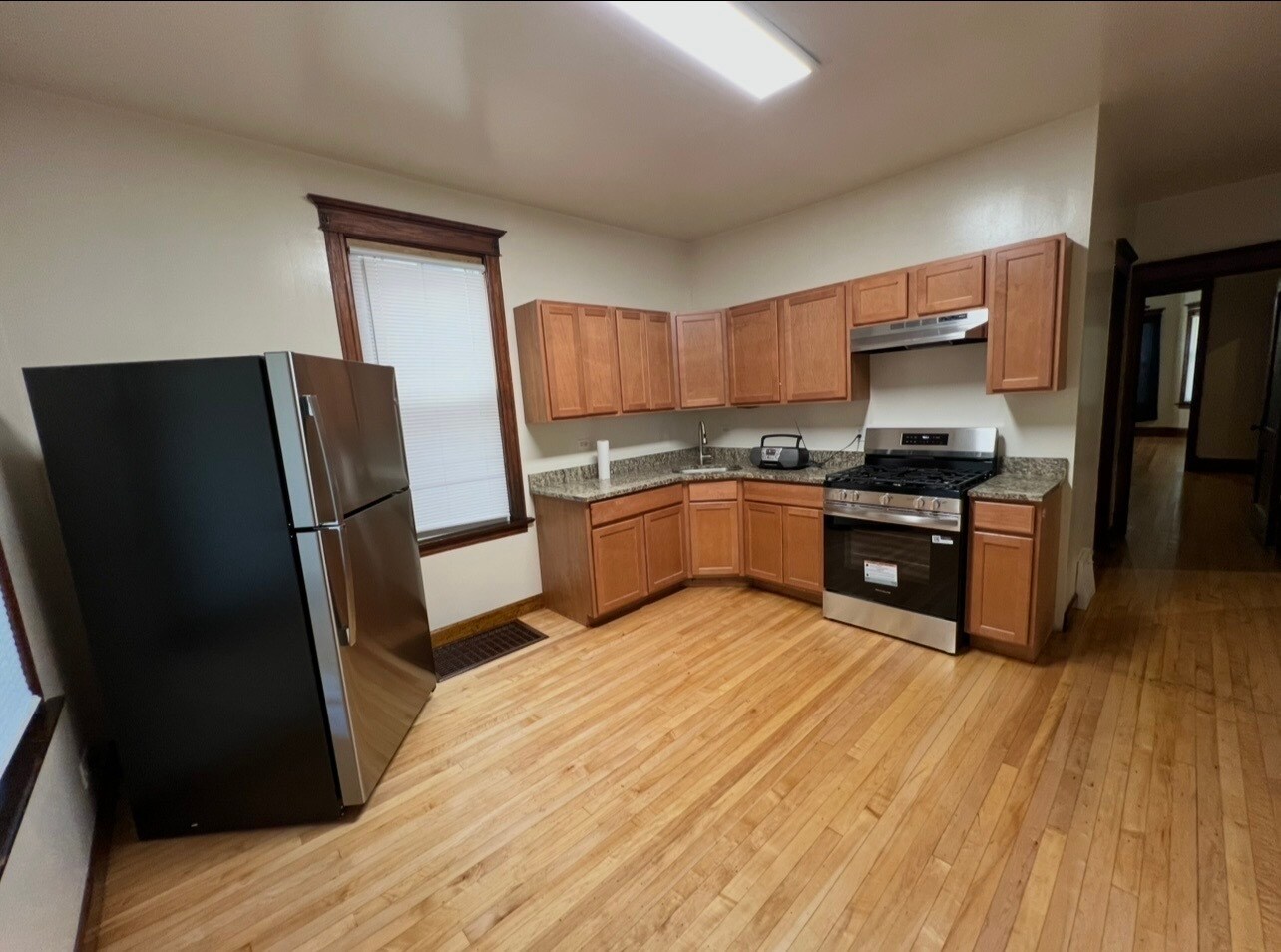Big kitchen with a stainless steel appliances, GRANITE TOPS - 3748 W Lyndale St