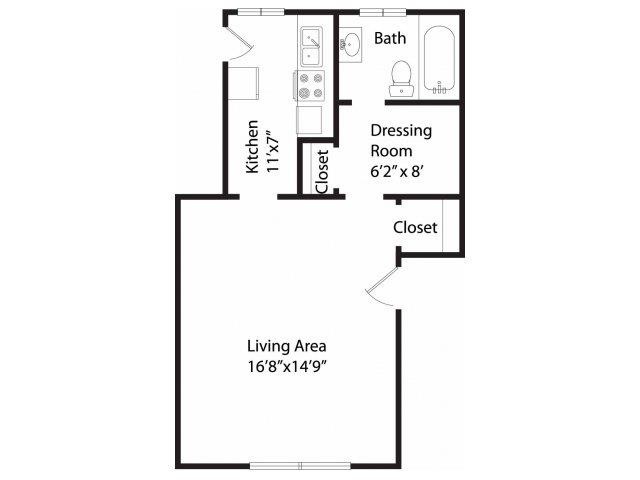 Floorplan - The Raleigh Apartments