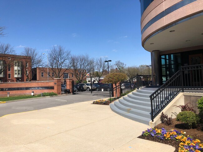 Secure building entrance and gated parking. - 225 N New Jersey St