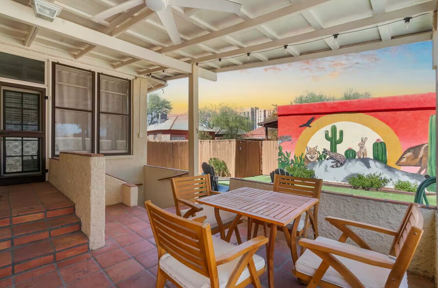 Backyard porch - 311 N 3rd Ave