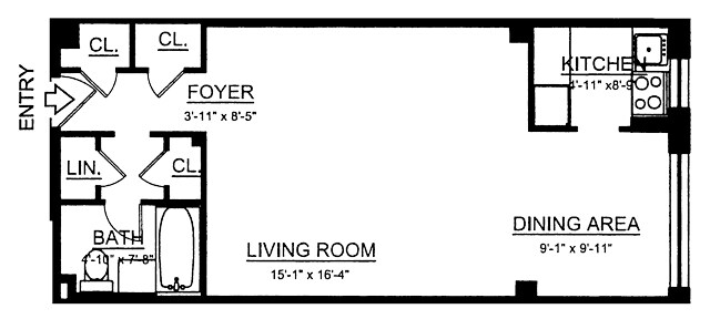 Studio - 1700 York Ave at East 89th