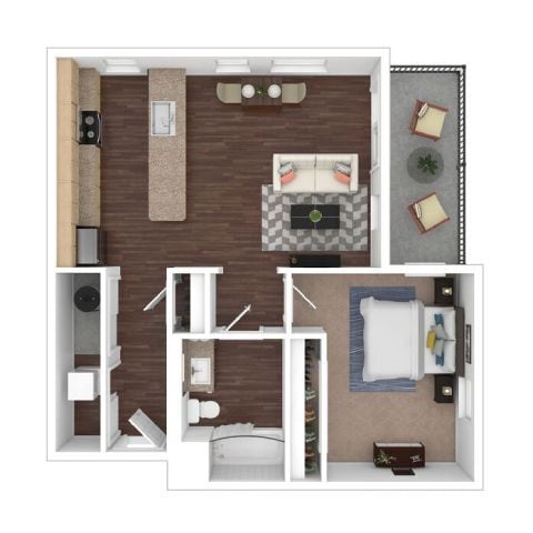 Floorplan - B Street Lohi Apartments