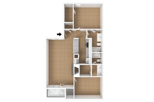 2C Floor Plan - Woodland Oaks