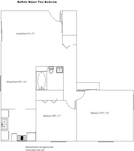 2BR/1BA - Buffalo Manor Apartments