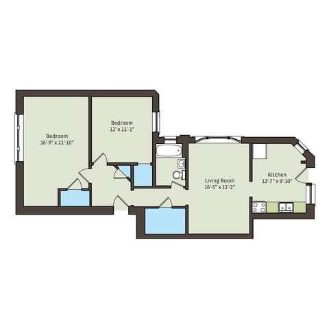 Floorplan - 5339-5345 S. Woodlawn Avenue