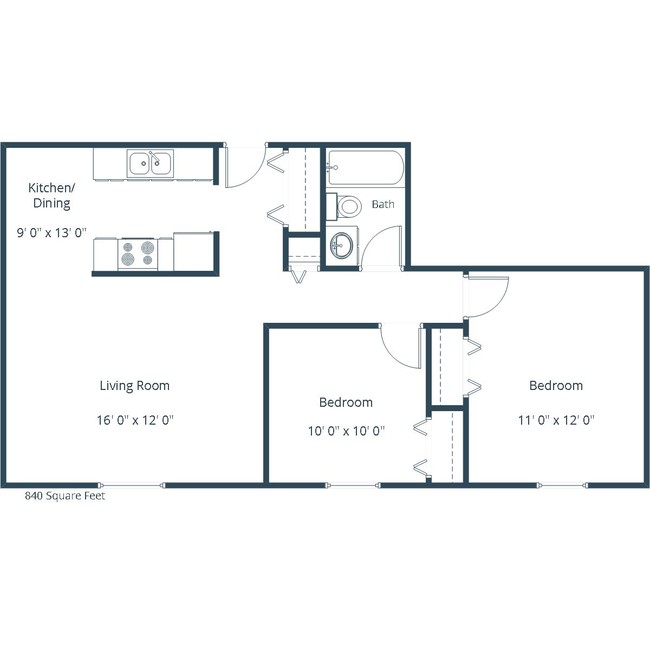 Floorplan - Riverpark Apartment Community