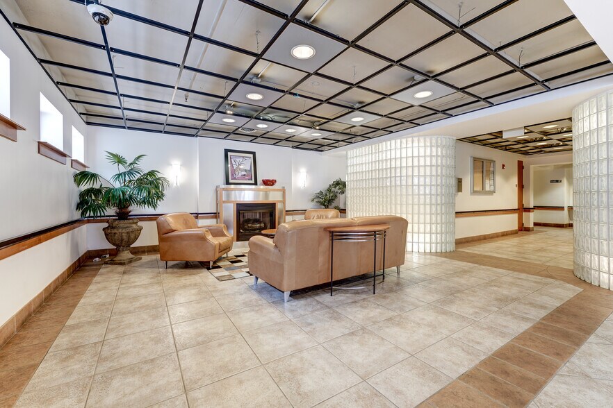 Plenty of seating in the Main Building Lobby next to the elevators! - 2328 Champlain St NW