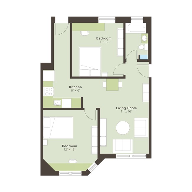 Floorplan - 5300 S. Drexel Avenue