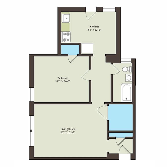 Floorplan - 1440 E. 52nd Street