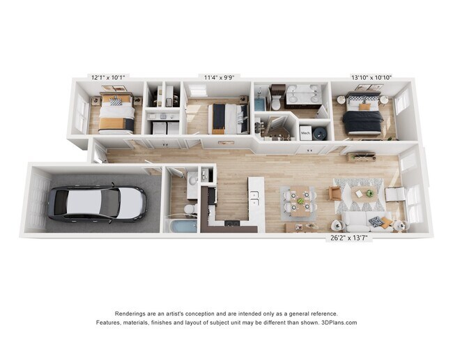 Floorplan - The Laramie at Warriors Path