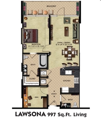 1BR/1.5BA - 101 Eola Condominiums