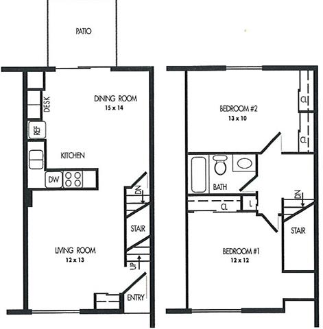 Floorplan - Arbor Pointe Townhomes