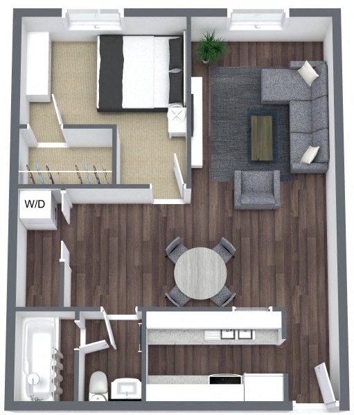 Floorplan - The Dexter Apartments