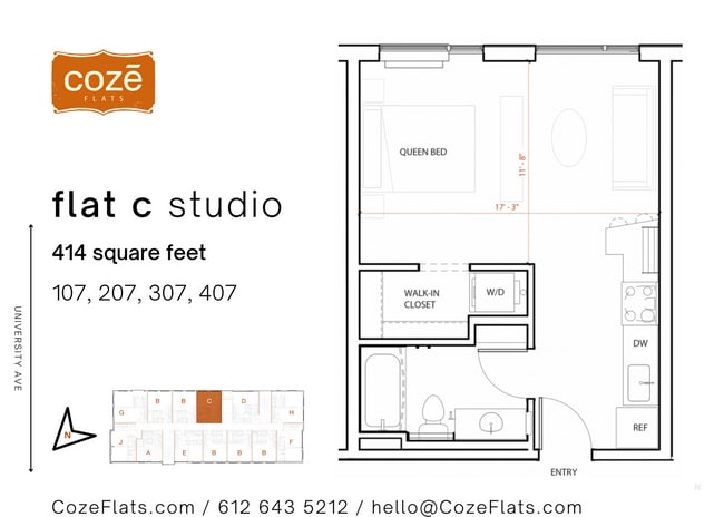 Floorplan - Coze Flats