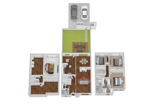 Floorplan - Indian Creek Apartments and Townhomes